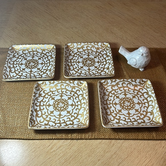 Casbah Gold Appetizer Plate by 222 Fifth (4) - Picture 8 of 8